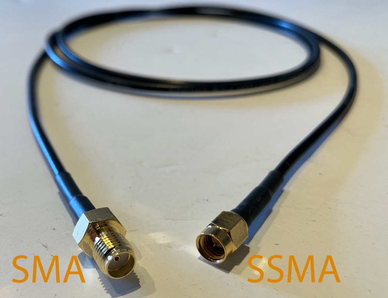 AEM SSMA male - SMA female antenna cable
