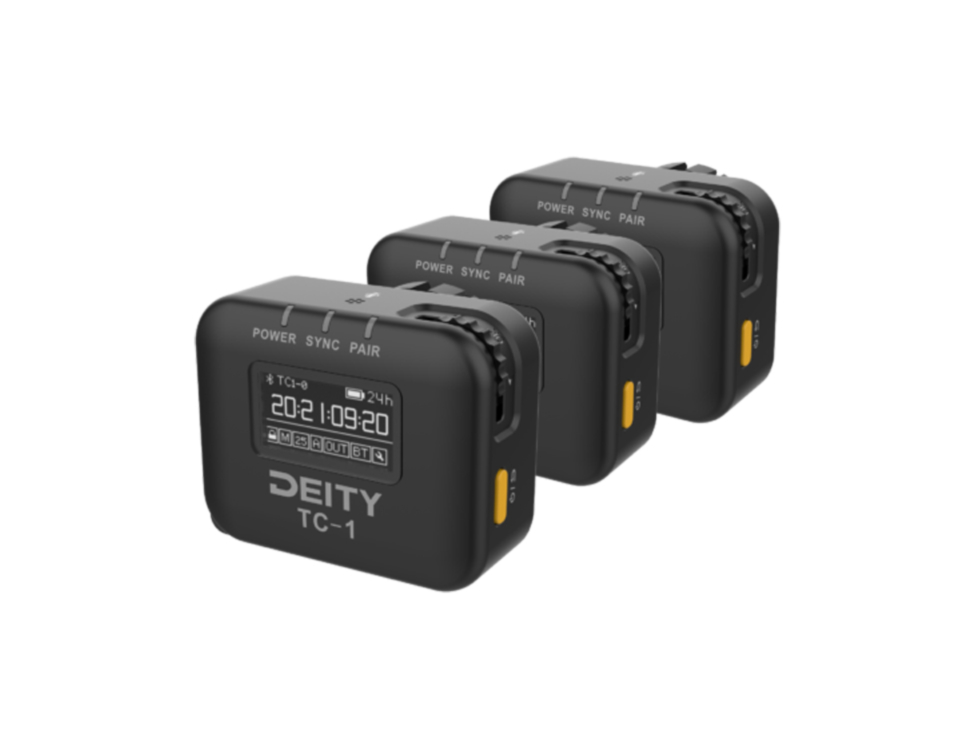 Deity TC-1 timecode device- 3-kit incl. cables