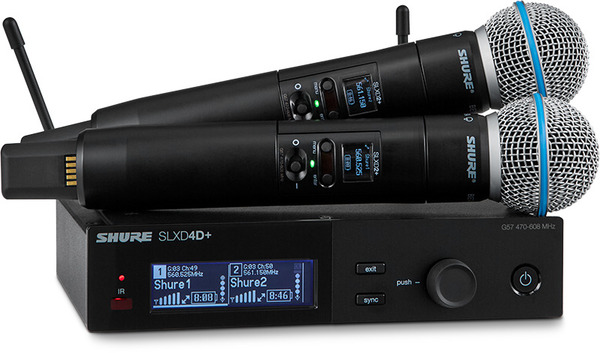 Shure SLXD24D+E/B58-K55