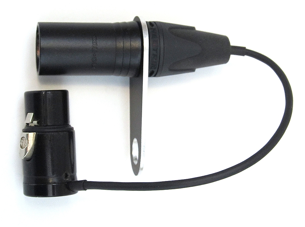 OPS - Boompole short XLR cable, kit with XLR mount