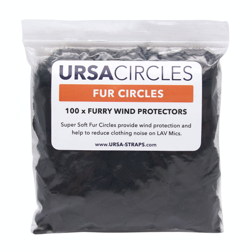 URSA Straps - Fur Circles black