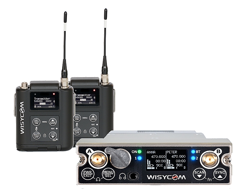 Wisycom MCR54D + 2x MTP60 bundle