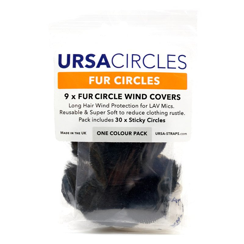 URSA Straps - Fur Circles black