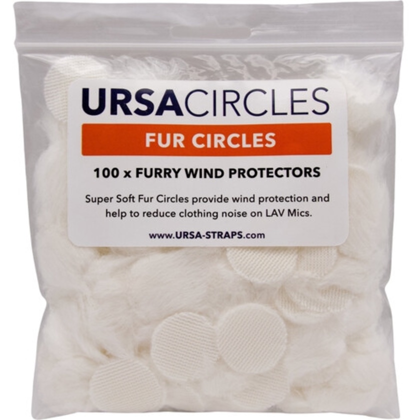 URSA Straps - Fur Circles white