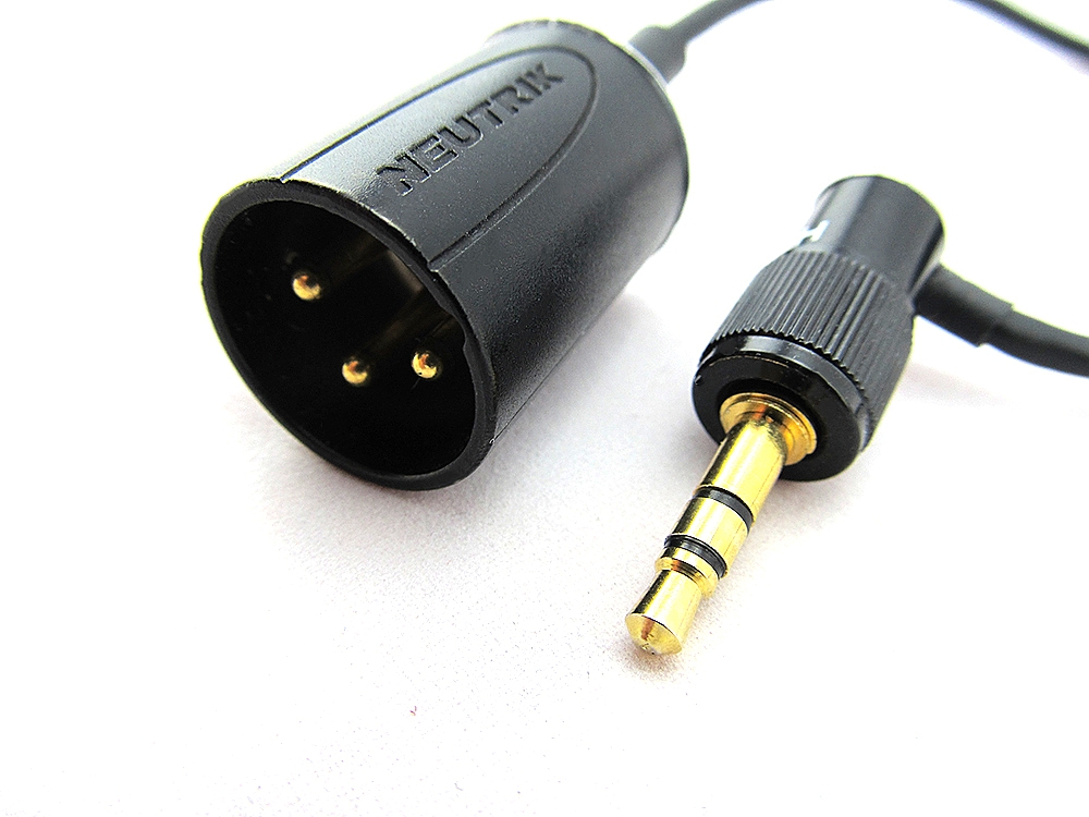 OPS - Angled EW 3,5mm jack to special XLR3M