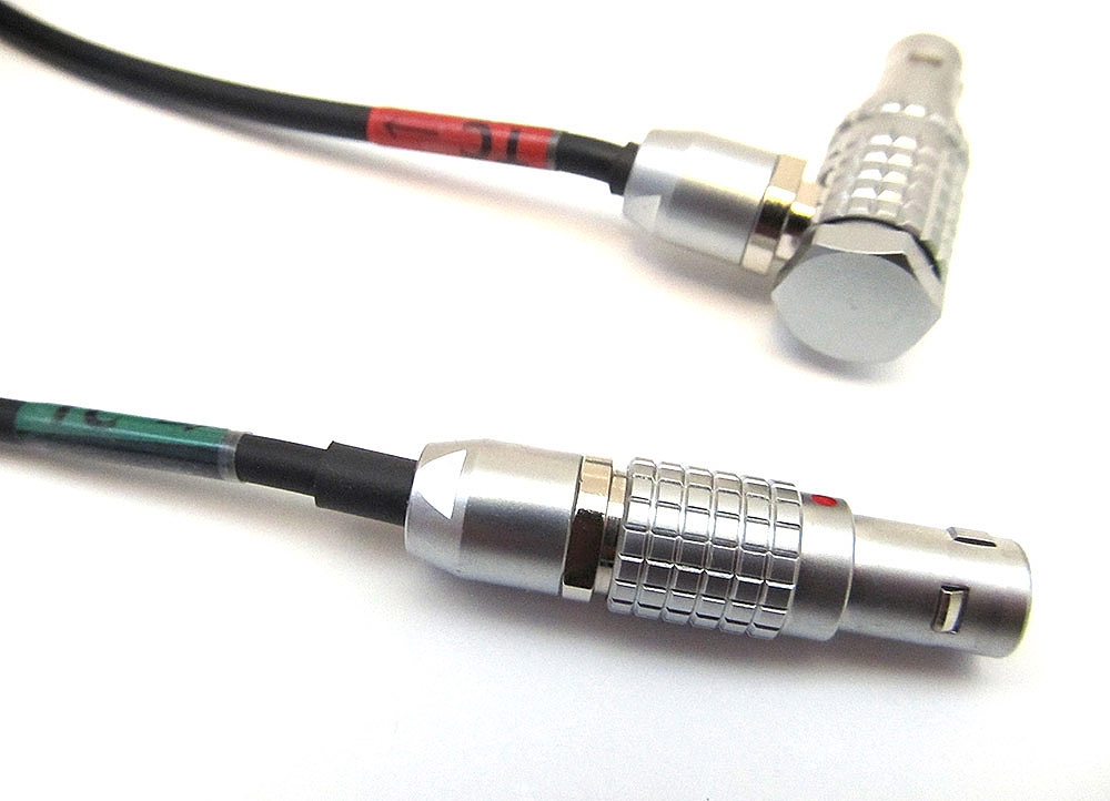OPS -  Lemo 5 - Lemo 5 cable with straight & angled connector