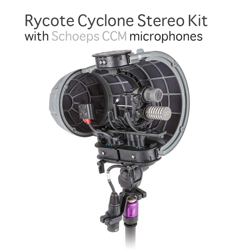 Rycote Stereo Cyclone MS kit + CCM mics