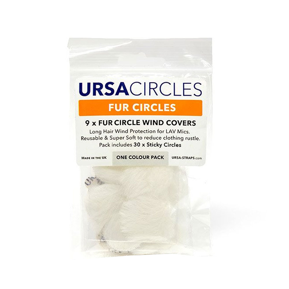 URSA Straps - Fur Circles white