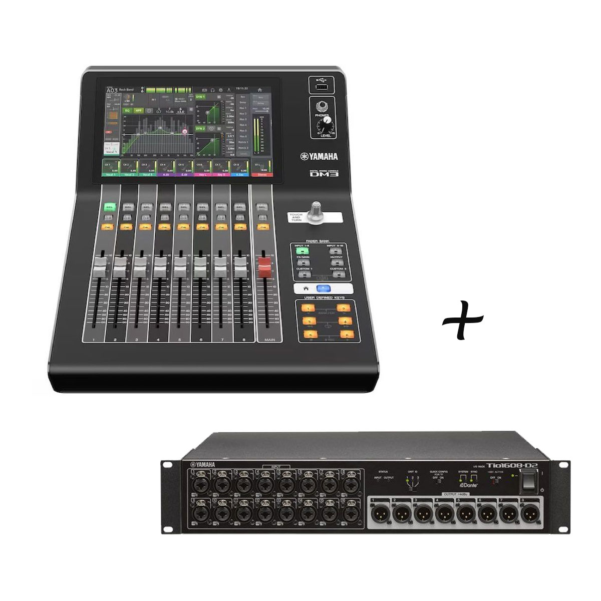 Yamaha DM3 + TIO1608 bundle