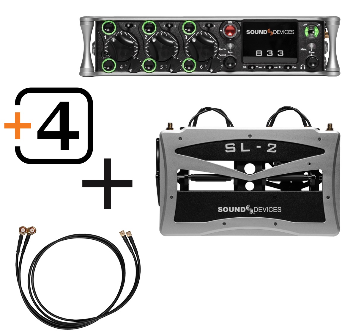 Sound Devices bundel Sound Devices 833 +4 & SL-2 bundle