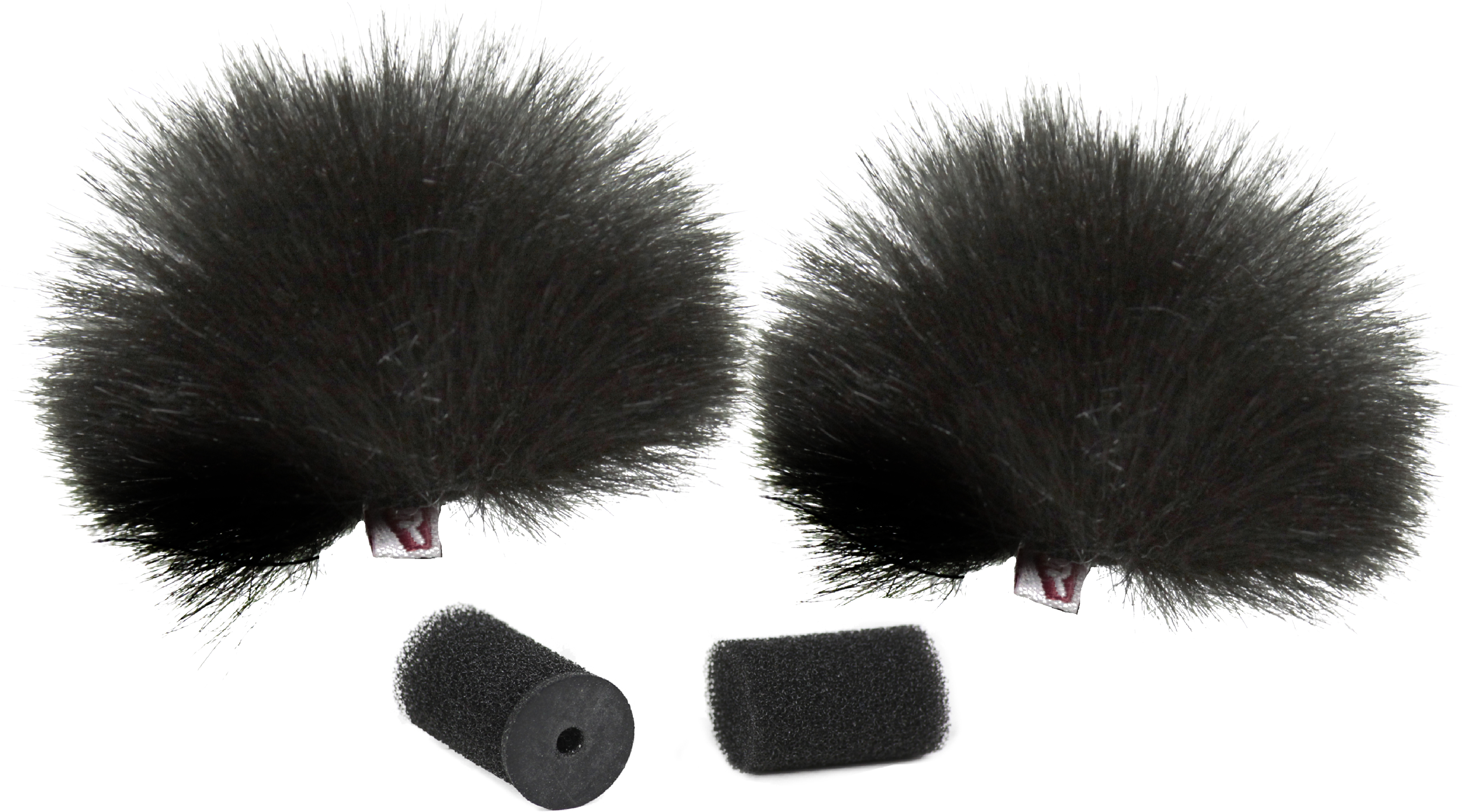 Rycote Furry Windjammer, Black 2pcs