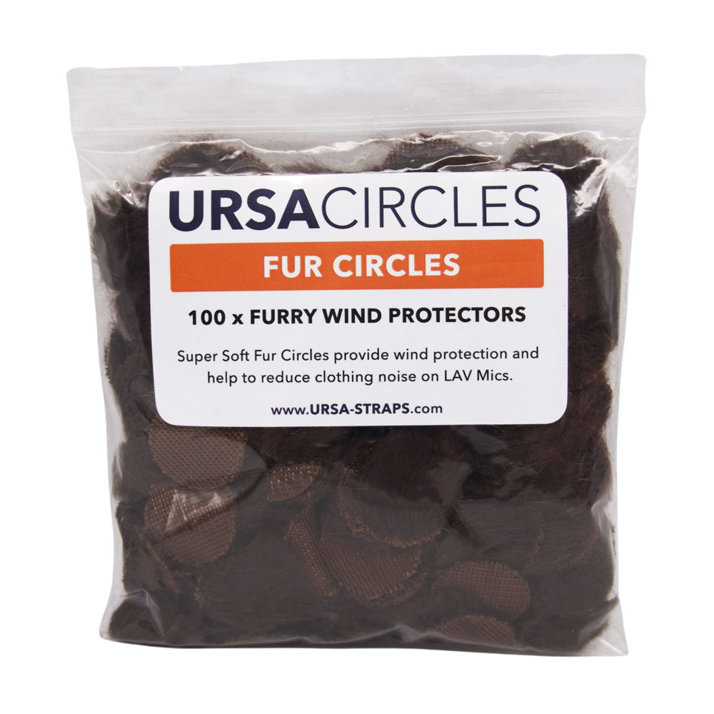 URSA Straps - Fur Circles brown