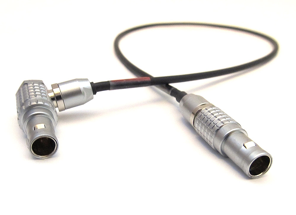 OPS - Lemo 5 - Lemo 5 cable with straight & angled connector; TC IN angled