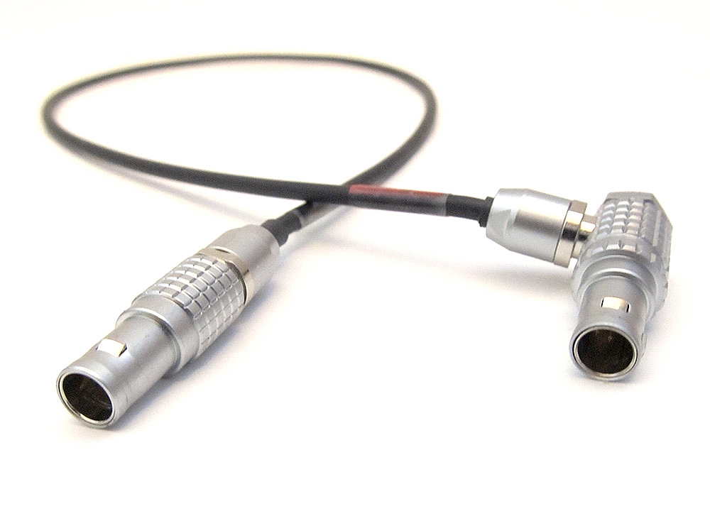 OPS - Lemo 5 - Lemo 5 cable with straight & angled connector; TC OUT angled